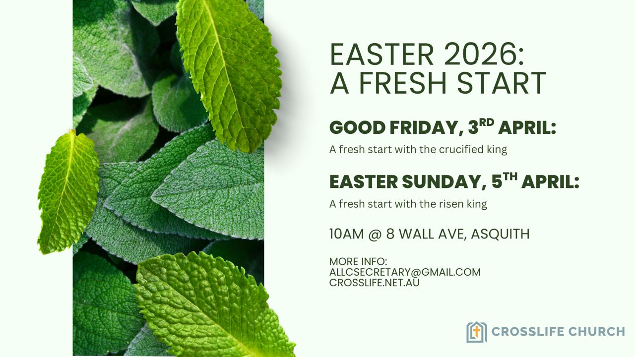 Easter 2026: A Fresh Start